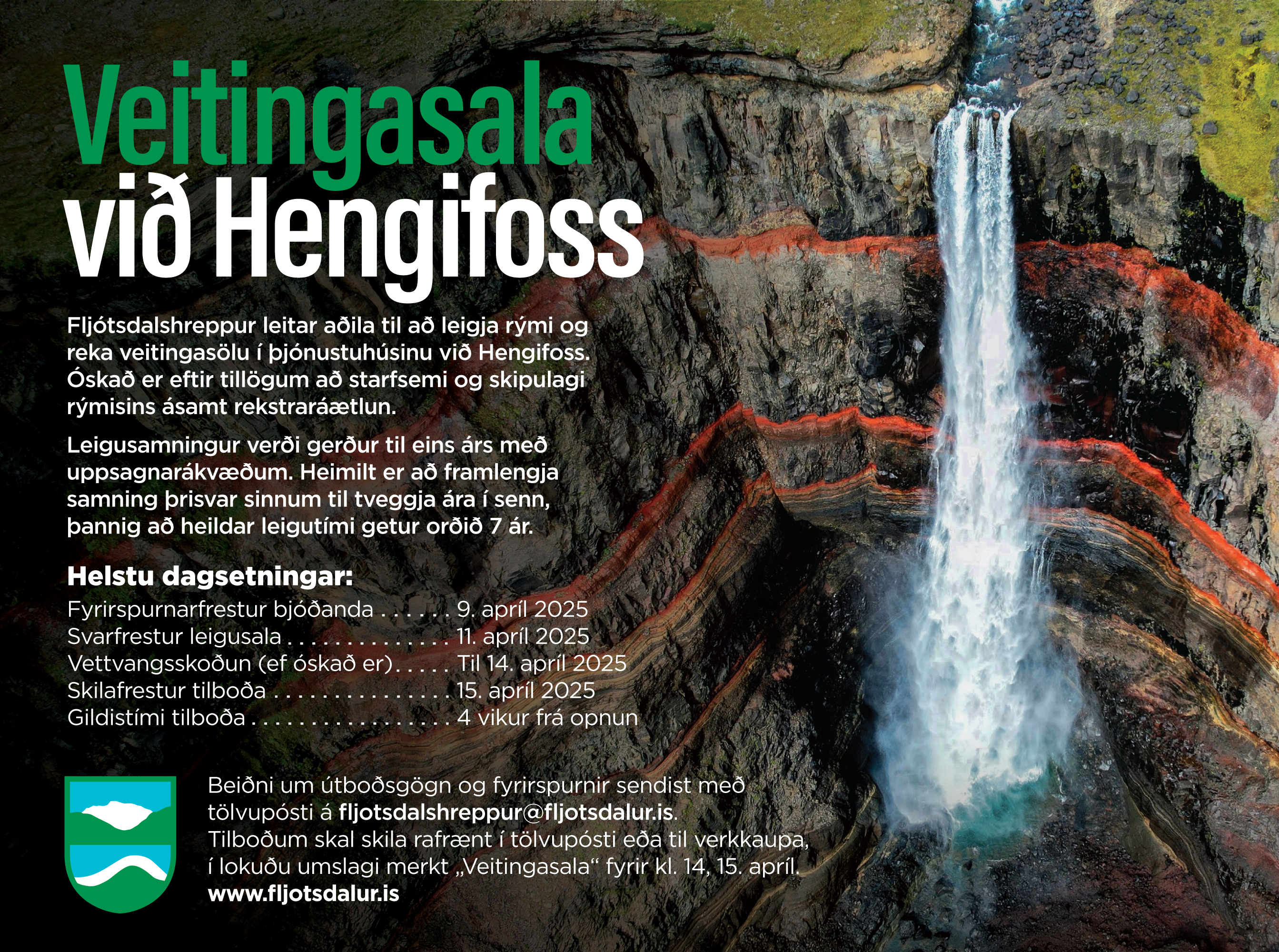 Veitingasala Hengifoss augl vef1 2503